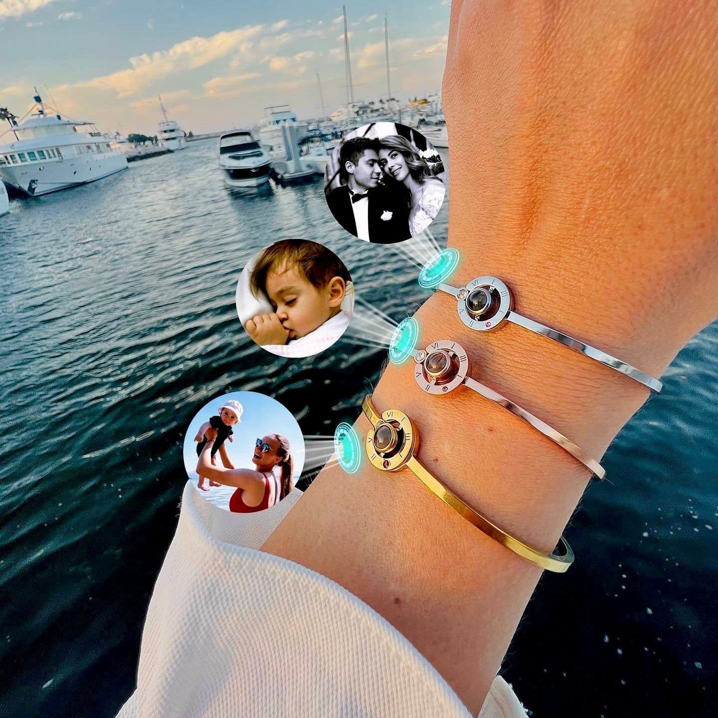 Sweet Memo bracelet (your photo inside)